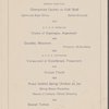 Dinner menu, The San Francisco Cabinet National Union at The San Francisco Commercial Club