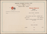 Dinner menu, Missouri Pacific Lines