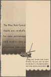 Breakfast menu, Boston  Albany Railroad, New York Central System