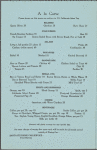 Daily menu menu, The San Diegan, L. T. Car 1500
