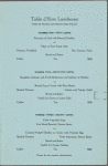 Daily menu menu, The San Diegan, L. T. Car 1500