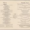 Dinner menu, Denver and Rio Grande Western Railroad