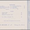 Tea menu menu, The New Haven R. R.