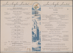 Breakfast menu, Los Angeles Limited