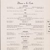 Dinner menu, Missouri Pacific Lines