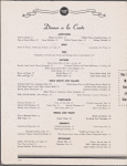 Dinner menu, Missouri Pacific Lines