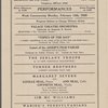 Menu menu, B. F. Keith's Palace Theatre