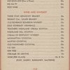 Daily menu, Tao Yuan Restaurant