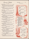 Daily menu, Tzu Hai Pin Cantonese Restaurant