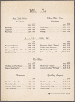 Daily menu, Tzu Hai Pin Cantonese Restaurant