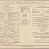Daily menu menu, New York Central System
