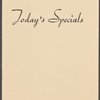 Daily menu menu, New York Central System