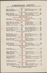 Daily menu, Little China