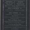 Daily menu, Little China