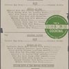 Daily menu, The Chinese Rathskeller