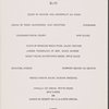 Dinner menu, The California Limited, Fred Harvey Dining Car