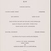 Dinner menu, The California Limited, Fred Harvey Dining Car
