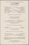 Breakfast menu, Dining Car, Southern Pacific