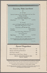 Lunch menu, The Beaver, Southern Pacific