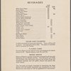 Dinner menu, Dining Car, Southern Pacific