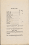 Dinner menu, Dining Car, Southern Pacific