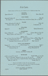 Lunch menu, San Diegan, Fred Harvey