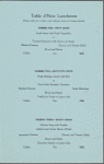 Lunch menu, San Diegan, Fred Harvey