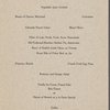 Dinner menu, Chicagoan, Kansas Cityan, Fred Harvey Dining Car