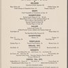 Dinner menu, The San Francisco Challenger, Southern Pacific