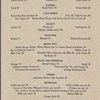 Dinner menu, Chicagoan, Kansas Cityan, Fred Harvey Dining Car