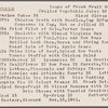 Dinner menu, Chicagoan, Kansas Cityan, Fred Harvey Dining Car