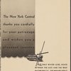 A la carte menu, New York Central System