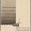 A la carte menu, New York Central System