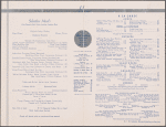 Daily menu, New York Central System at The Mercury
