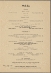 Lunch menu, Western Pacific, The Feather River Route