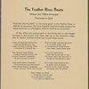 Dinner menu, Western Pacific, The Feather River Route