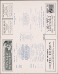 Lunch menu, Southern Railway System