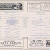 Dinner menu, Southern Railway System
