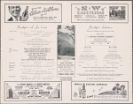 Breakfast menu, Southern Railway System