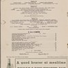 Daily menu menu, New York Central Lines