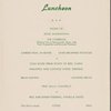Lunch menu, Southern Pacific