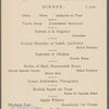 Dinner held by (American Line) aboard U.S.M.S. St. Louis