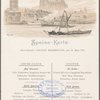 Supper held by Nordeutscher Lloyd Bremen aboard George Washington (German, English)