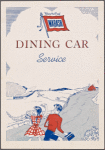 A la carte menu, the Dining Car Service