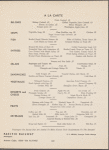 Lunch menu, Northern Pacific Railway