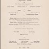 Dinner menu, Pennsylvania Railroad