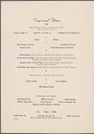 Dinner menu, Pennsylvania Railroad