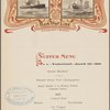 Supper menu, S. S. "Vaderland," March 16, 1910.