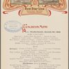 Luncheon menu, S. S. "Vaderland," March 16, 1910.