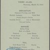 U.S.M.S. Philadelphia, third class menu.